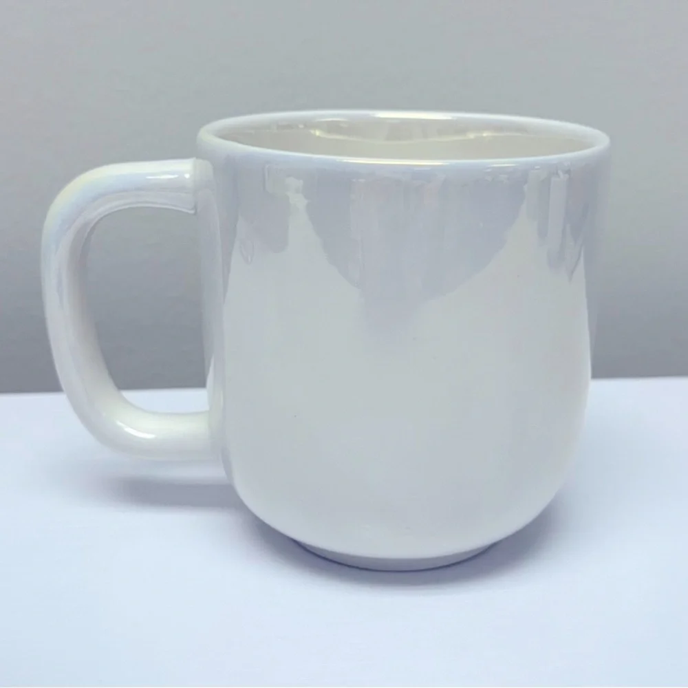 3 for $15 SALE Target Bullseye Easter Bunny Coffee or Tea Mug, white iridescent